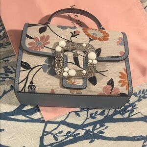 Kate Spade Floral Mini bag in Blue and Pink